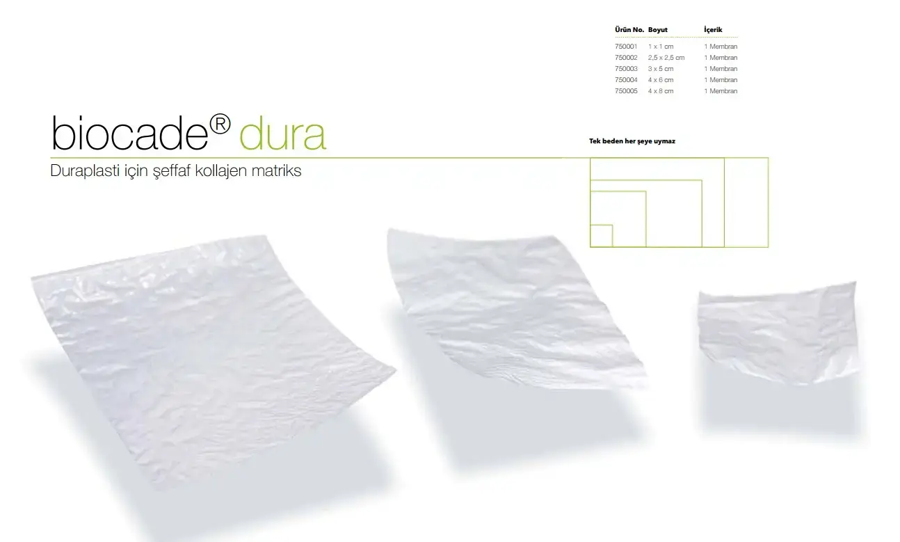 DuraGreft EFRA-MED beyin cerrahi ameliyat malzemesi Doku yenileme onarım